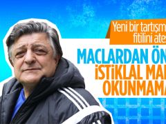 Yılmaz Vural: Maçlardan evvel İstiklal Marşı okunmasın