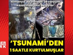 Almanya’daki kazadan 1 saat ile kurtuldular