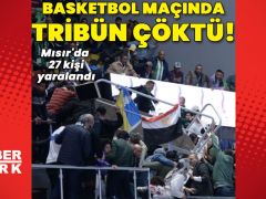Basketbol maçında tribün çöktü: 27 yaralı