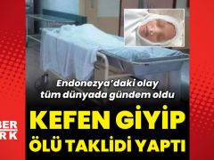 Borcunu ödememek için ölü taklidi yaptı