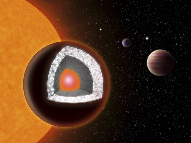 Cehennem gezegen diğer adıyla Süper Dünya 55 Cancri e! Yüzey sıcaklığı 2 bin dereceyi geçiyor!