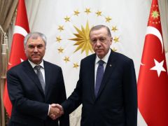 Cumhurbaşkanı Erdoğan, Rusya Devlet Duması Başkanı Volodin’i kabul etti