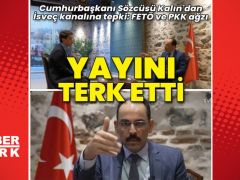 Cumhurbaşkanlığı Lafçısı Kalın İsveç kanalında yayını terk etti