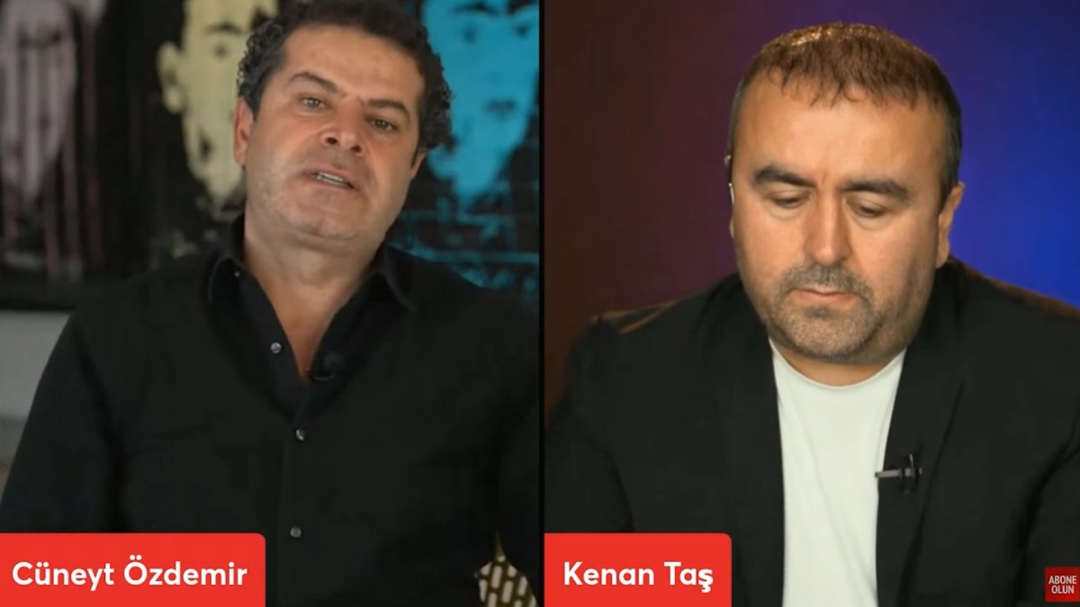 Cüneyt Özdemir ve Kenan Taş ın canlı yayında zor anları #1