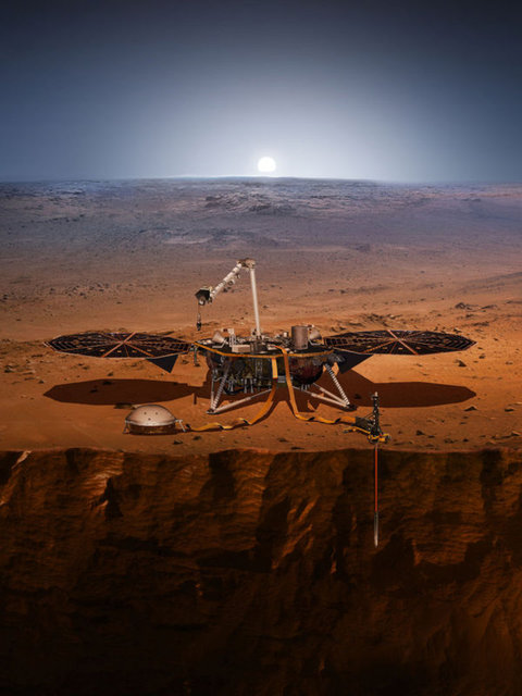 Veda mesajı paylaşmıştı: NASA'nın Mars'ta görev yapan Insight isimli aracı emekli oldu