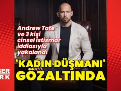 Nefret söylemleriyle tanınan Andrew Tate nezaretinde