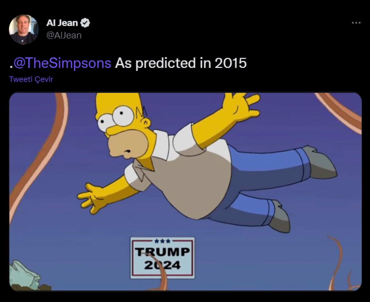 Simpsonlar, Donald Trump’ın başkan adaylığını tahmin etti #2