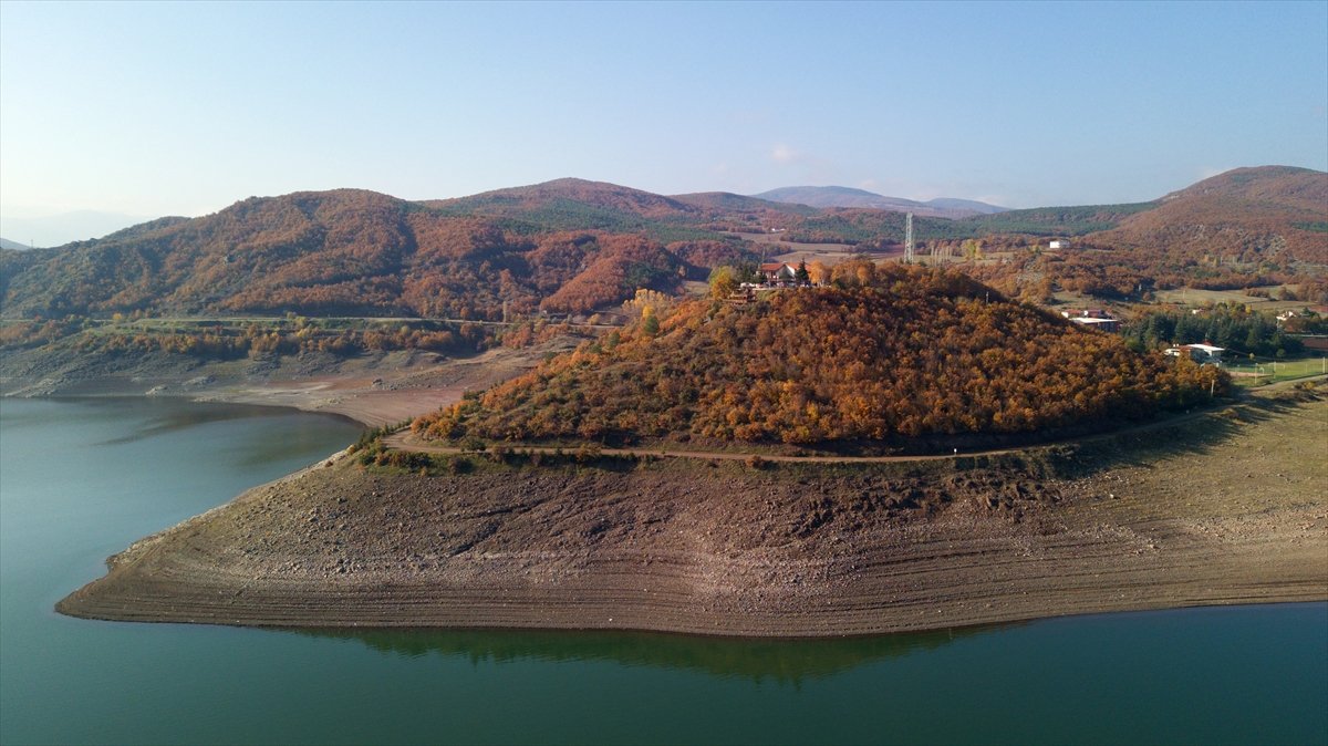 Tokat Almus Baraj Gölü nde su, yüzde 28,8 seviyesine geriledi #3