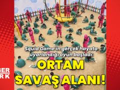 Asıl Squid Game müsabakası: Etraf savaş alanı gibi!