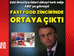 Bolsonaro fast food zincirinde ortaya çıktı