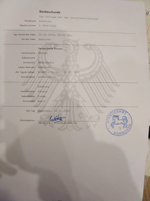 Almanya'da cenazesi yanlışlıkla yakılan Türk'ün katili oğlu mu? - Haberler