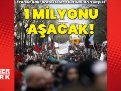 Fransa’daki protestolara 1 milyonu aşkın kişi katılabilir