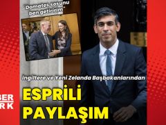 İngiltere ve Yeni Zelanda Başbakanlarından mizahlı paylaşımlar