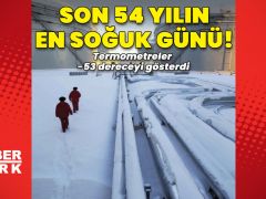 O kentte -53 dereceyle son 54 senenin en soğuk günü yaşandı!