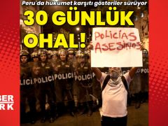 Peru’da bazı bölgelerde 30 günlüğüne OHAL bülten edildi