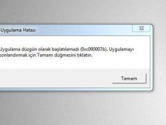 0Xc00007B Hatası Nedir, Nasıl Çözülür? Uygulama Düzgün Olarak Başlatılamadı Hatası Çözümü…