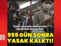 959 gün sonra yasak kalktı