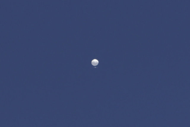 Pentagon, casus balonun pilotlar tarafından çekilmiş yakın plan görüntüsünü paylaştı