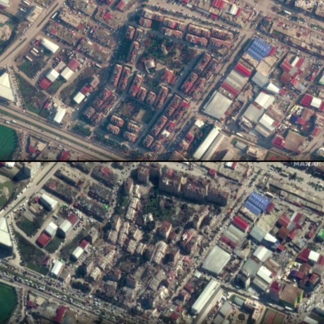 SON DAKİKA | ABD'li uydu şirketi Maxar paylaştı: Türkiye'yi sarsan depremlerin yarattığı yıkım uydudan görüntülendi - Güncel haberler