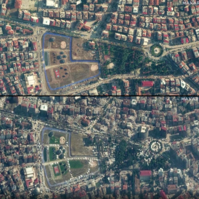 SON DAKİKA | ABD'li uydu şirketi Maxar paylaştı: Türkiye'yi sarsan depremlerin yarattığı yıkım uydudan görüntülendi - Güncel haberler