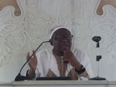 Gana Camii’nde Türkçe dua