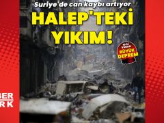 Halep’teki yıkım havadan görüntülendi