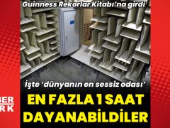 İşte dünyanın en sessiz odası