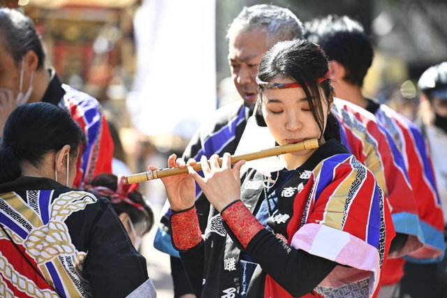 Japonya, İmparator Naruhito'nun 63. doğum günü kutlamaları için sokaklarda