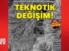 Roscosmos depremin tektonik etkisini uydudan görüntüledi