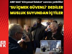 “Su içmek güvenli” diyerek musluk suyundan içtiler