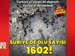 Suriye’de depremde en az 1356 kişi öldü