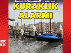 Venedik kanallarında kuraklık alarmı