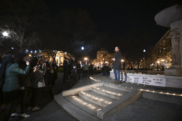 Depremde hayatını kaybedenler için Washington'da anma etkinliği düzenlendi