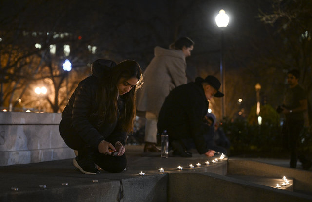 Depremde hayatını kaybedenler için Washington'da anma etkinliği düzenlendi