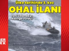 Yeni Zelanda’yı kasırga vurdu, OHAL ilan edildi