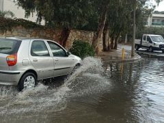 Bodrum’da yağmur etkili oldu