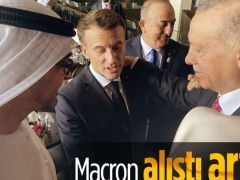 Cumhurbaşkanı Erdoğan, Emmanuel Macron ile sohbet etti