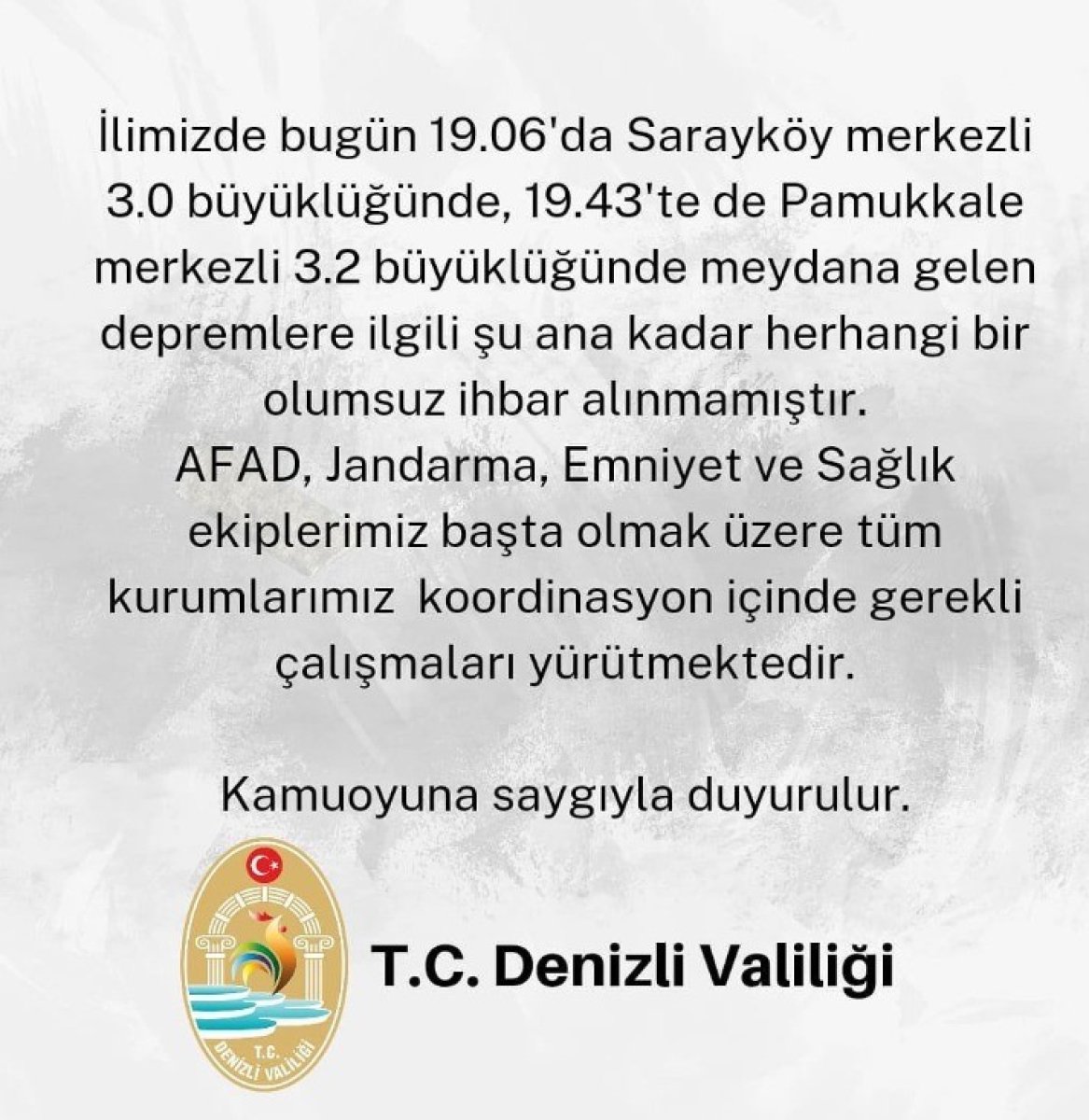 Denizli deki depremde ortaya çıkan gürültü panik yarattı #3