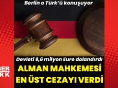 Devleti 9,7 milyon Euro dolandırdı, ceza aldı