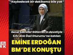 Emine Erdoğan BM Sıfır Atık Özel Oturumu’nda konuştu