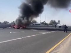 İsrail’de küçük uçak otoyola düştü: 2 ölü