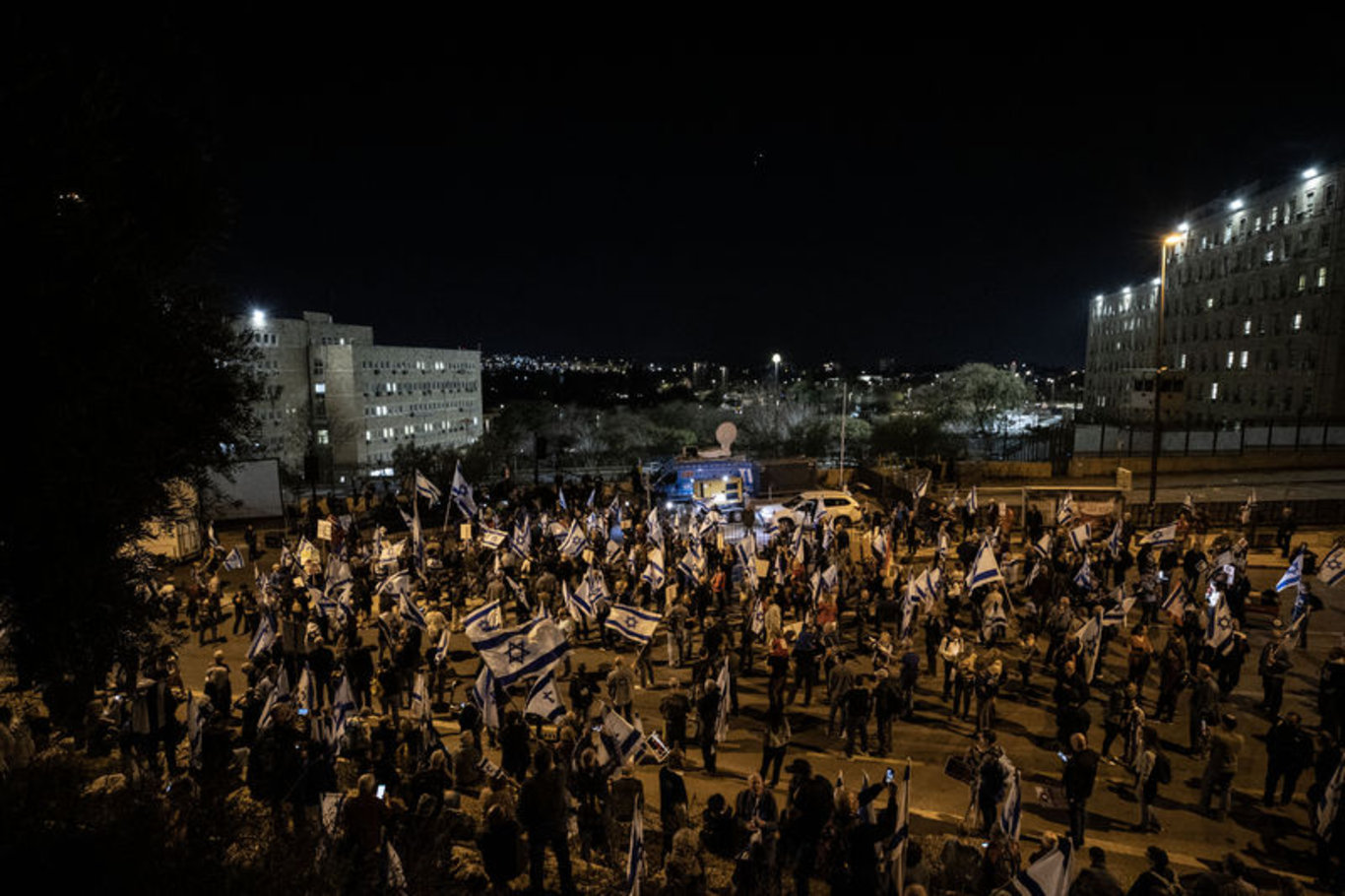 Netanyahu hükümetinin yargı düzenlemesi Batı Kudüs'te protesto edildi