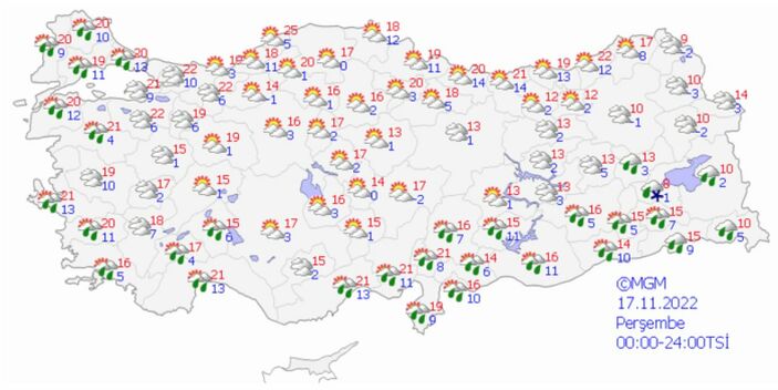 KIŞ BU HAFTA GERİ DÖNÜYOR... İşte haftalık hava durumu