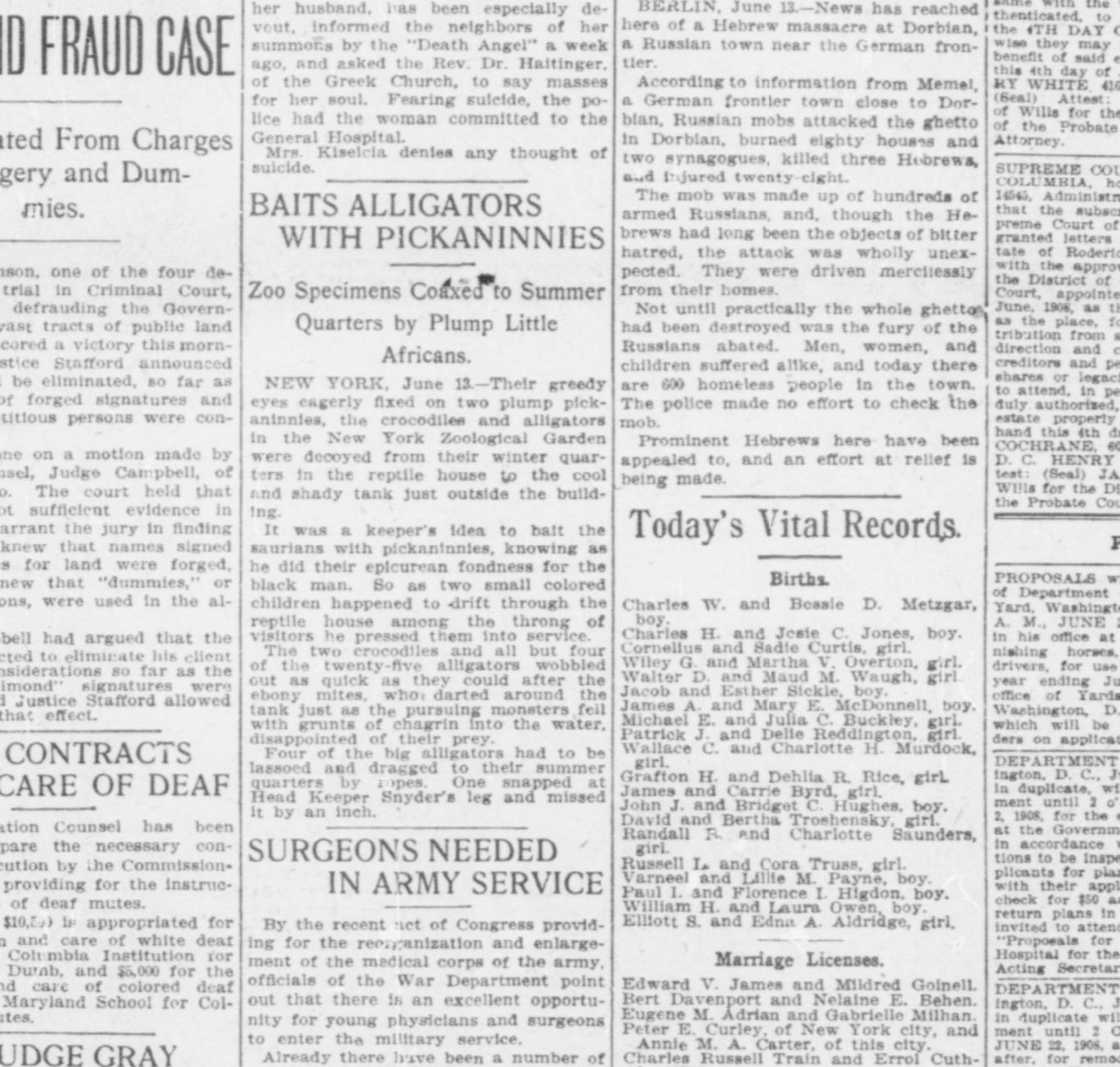 Tarihin en akıl almaz olayı: Siyahi bebeklerin timsah yemi olarak kullanılması