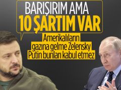 Zelensky, barışın formülünü verdi