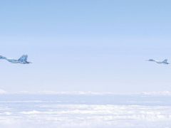 Alman ve İngiliz savaş uçakları, Rus uçaklarını engelledi