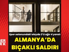 Almanya’da spor salonunda bıçaklı saldırı