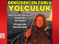 Denizdeki en zorlu yolculuğu 234 günde tamamladı