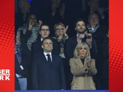 Fransa Kupası finalinde Macron protestosu