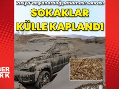 Rusya’da sokaklar kül tabakasıyla kaplandı